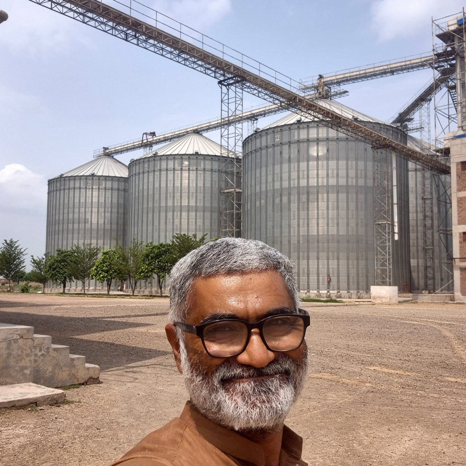 JSK Feed — Grain silos facility — new addition started with one silo
